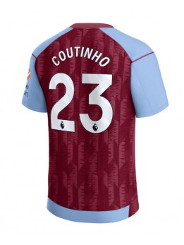 Aston Villa Philippe Coutinho #23 Heimtrikot 2023-24 Kurzarm